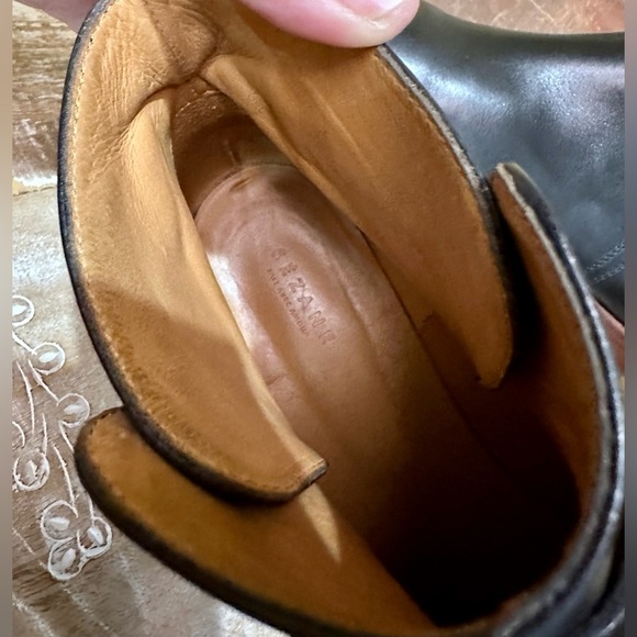 EUC Sezane “Montana” Low Heel Black Leather Ankle Boot. Sz 39/8 - Picture 13 of 15